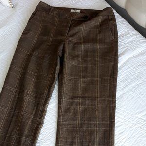 LOFT Plaid Dress Pants